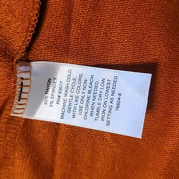 NWT Orange Cardigan - Picture 7 of 7